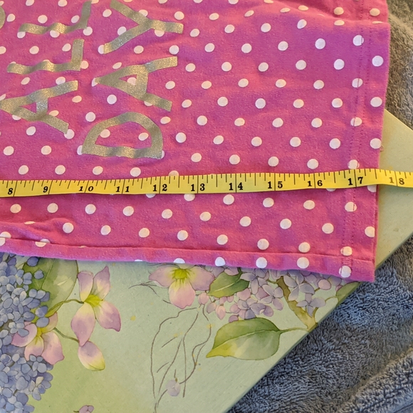 💖 7, simple Love by Carter's 100% cotton t-shirt PJs all day so cute! - Picture 6 of 6